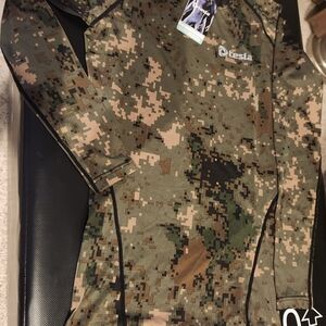 Tesla Men's UPF 50+ Long Sleeve Compression, Athletic Workout Shirt, Water